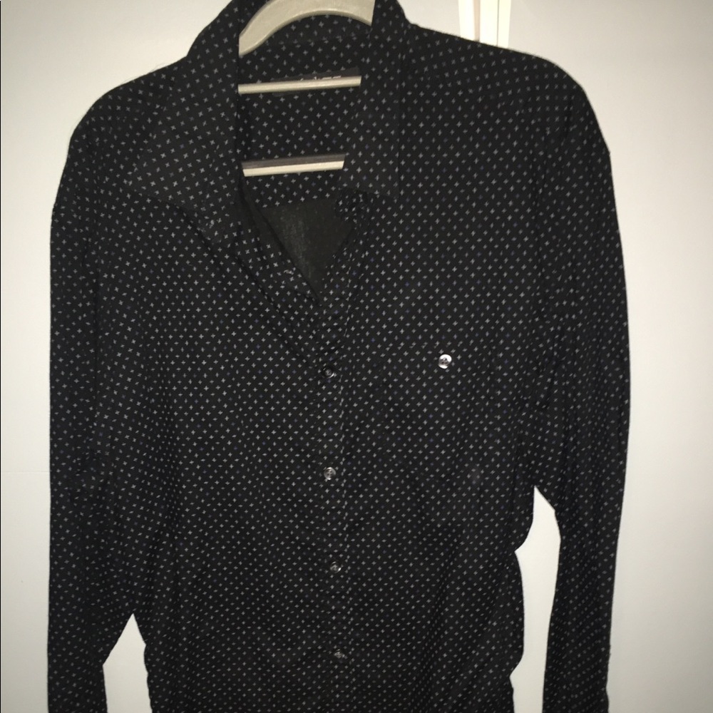 Black dress shirt